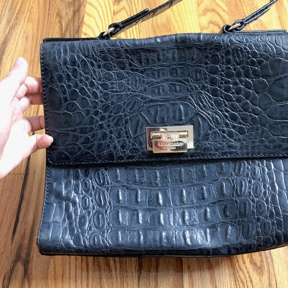 Kate Spade Crocodile embossed Doris purse - Picture 3 of 13